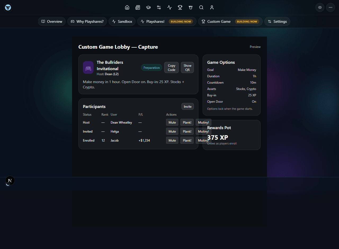 Custom Game Lobby screenshot